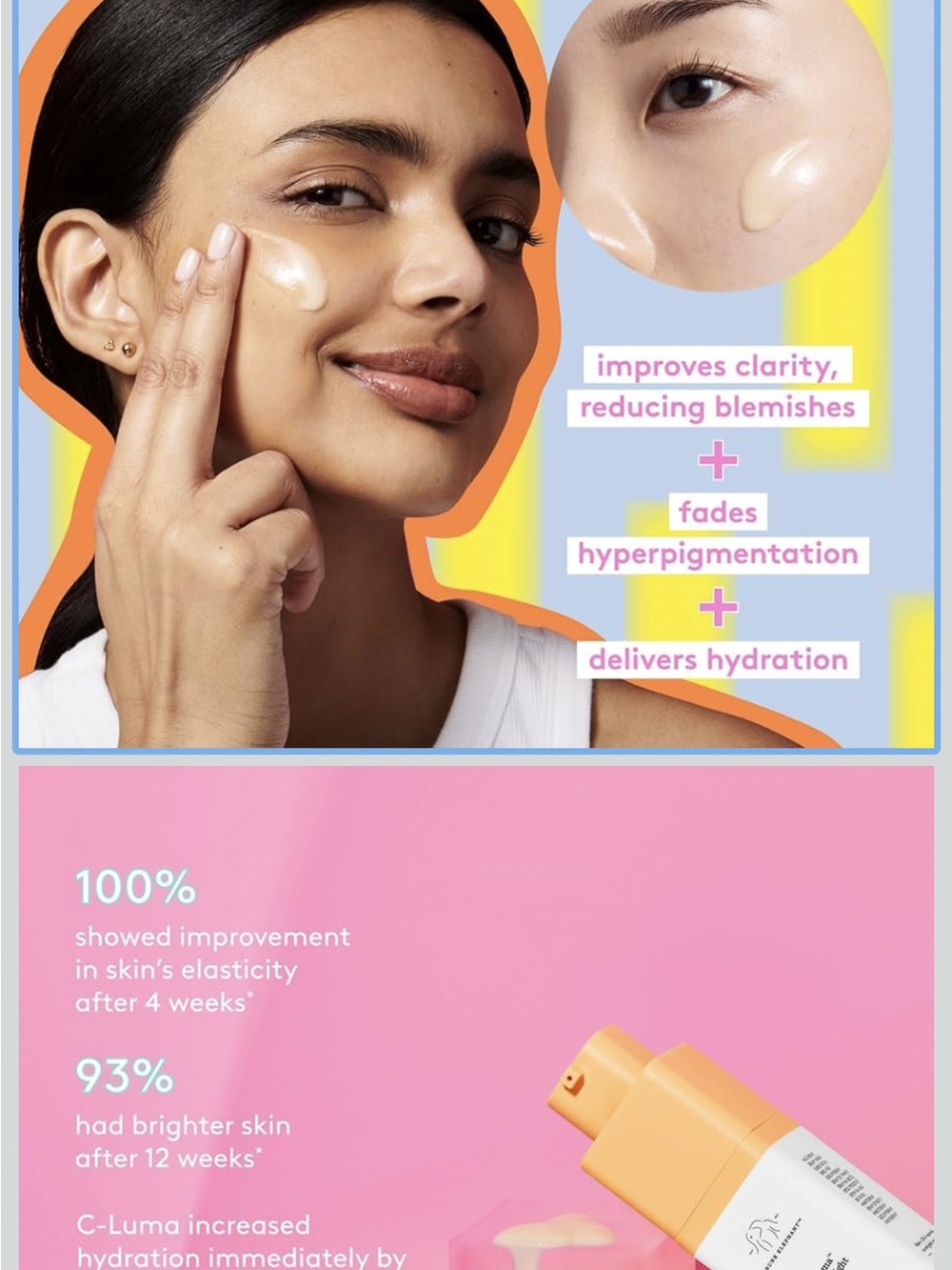 Drunk Elephant C-Luma Hydrabright Serum- 1oz - Picture 6 of 7